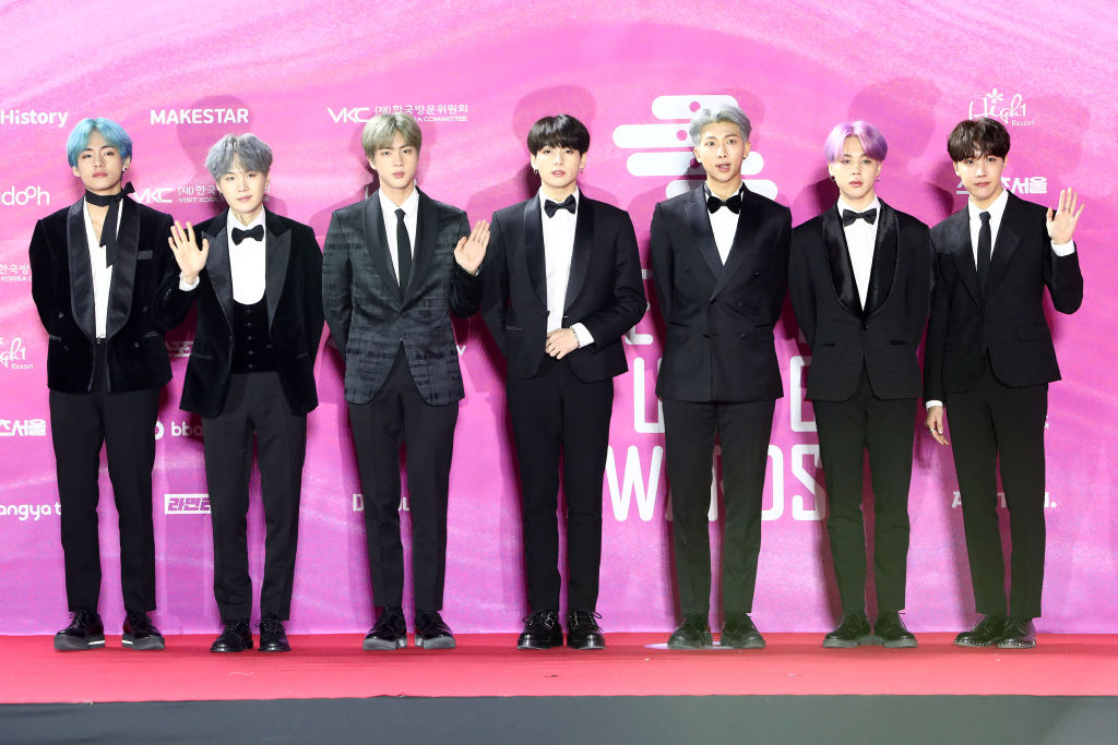 BTS bei den Seoul Music Awards im Januar 2019