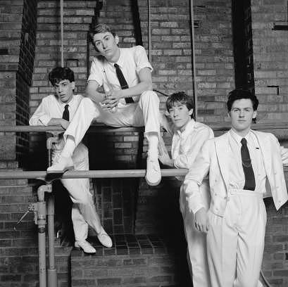 Talk Talk, 1982. Von links nach rechts: Simon Brenner, Mark Hollis, Lee Harris und Paul Webb. 