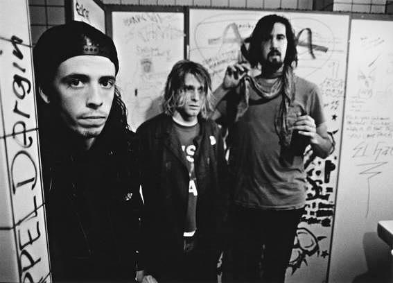 Nirvana, Backstage in Deutschland 1991.
