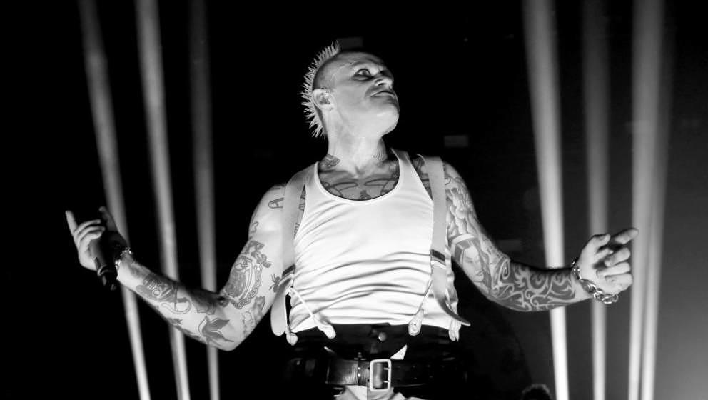 Keith Flint von The Prodigy live in London 2017