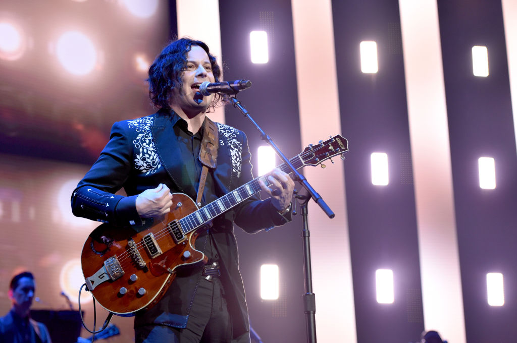 NASHVILLE, TN - APRIL 01:  Jack White performs onstage for Loretta Lynn: An All-Star Birthday Celebration Concert at Bridg...