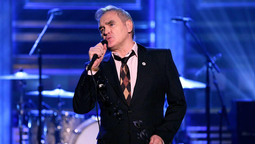 THE TONIGHT SHOW STARRING JIMMY FALLON -- Episode 1067 -- Pictured: Musical guest Morrissey performs on May 13, 2019 -- (Phot