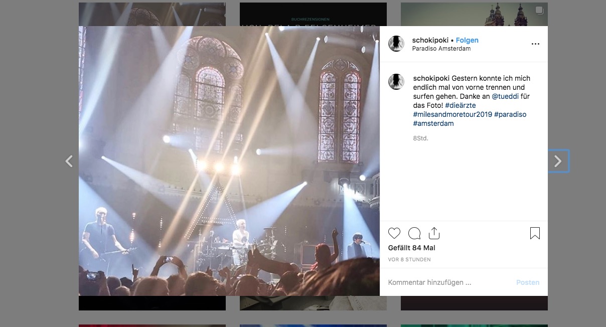 Die Ärzte im „Paradiso“ in Amsterdam, einer ehemaligen Kirche