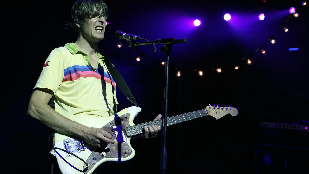 COLUMBIA, MD - SEPTEMBER 25: Stephen Malkmus of Pavement performs at the Virgin Mobile FreeFest at Merriweather Post Pavillio