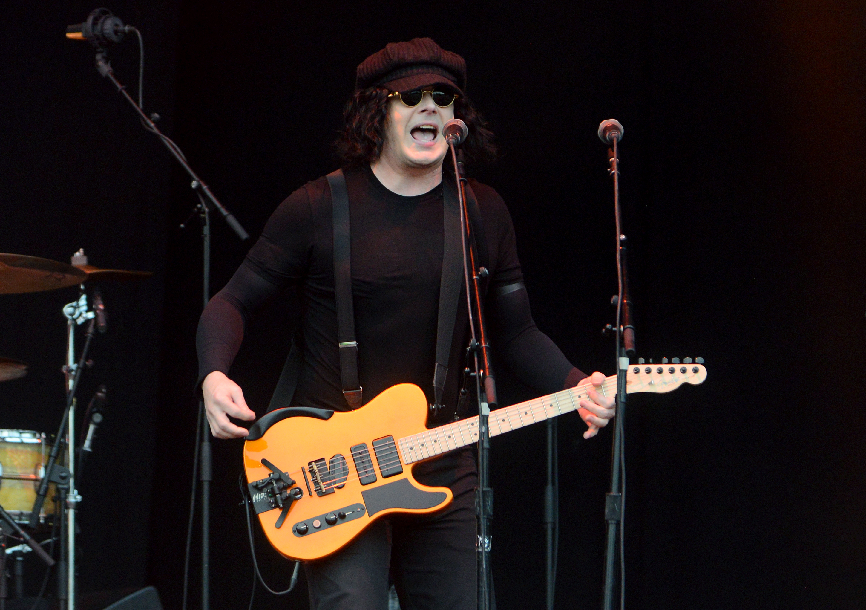 Jack White live mit The Raconteurs beim All Points East Festival im Victoria Park am 25. Mai 2019 in London