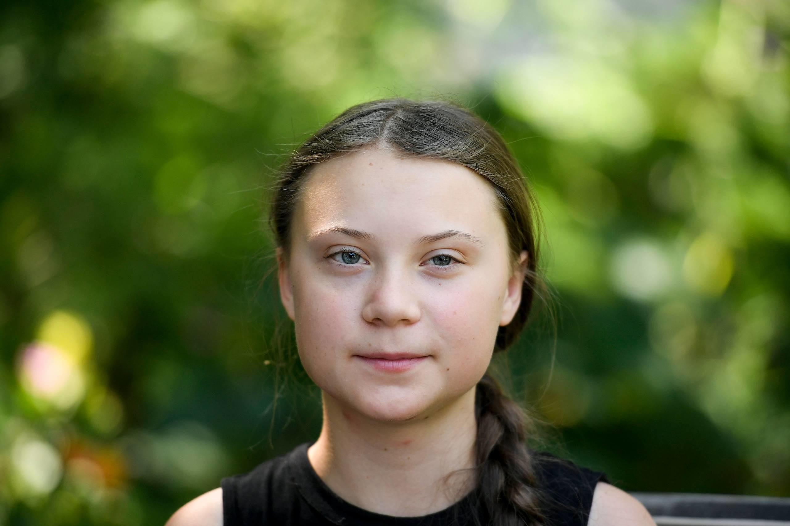 Greta Thunberg in Paris im Juli 2019