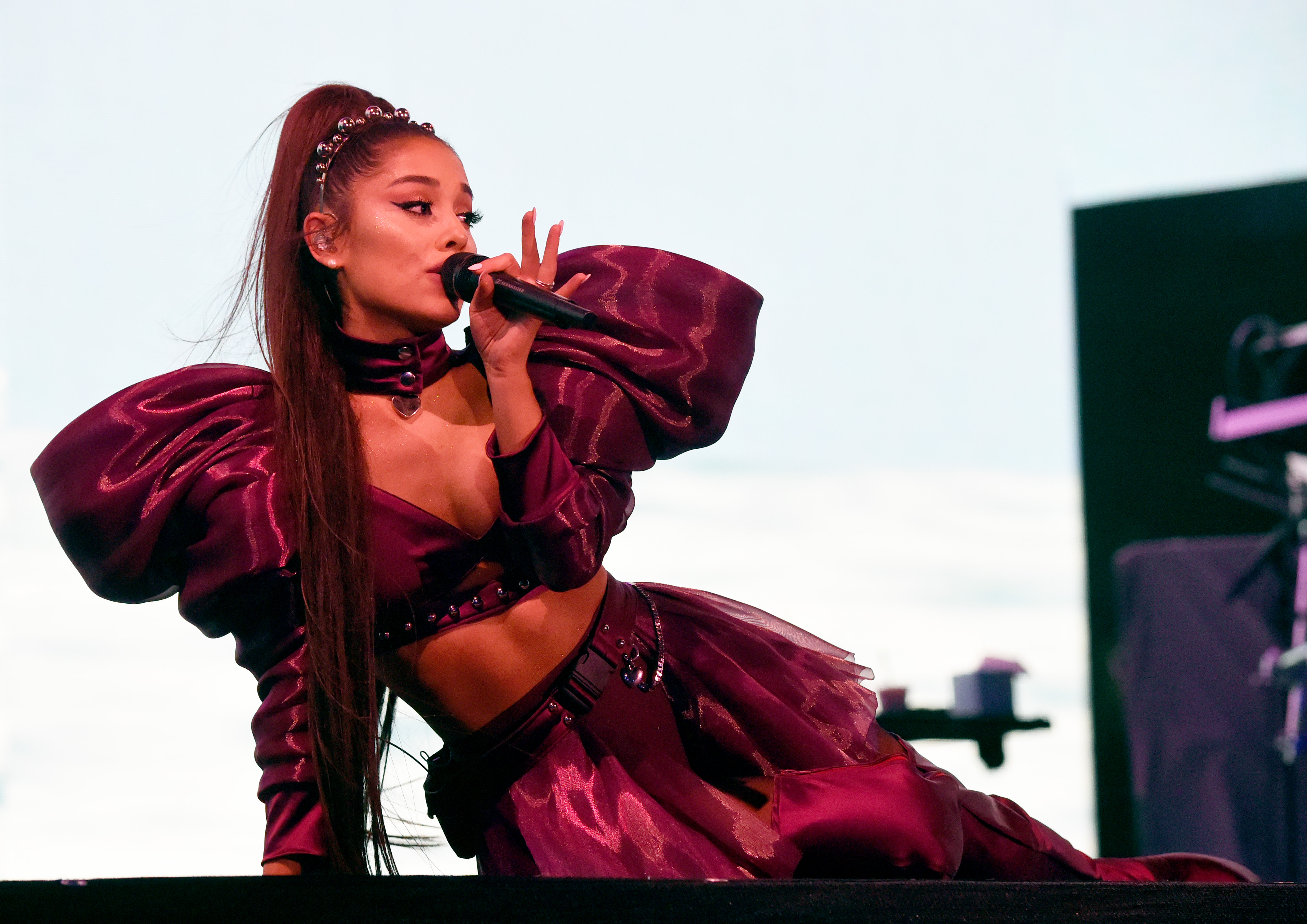 Ariana Grande live beim Coachella Valley Music Festival in Indio, Kalifornien am 14. April 2019.