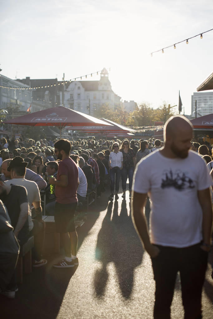 Auf dem Spielbudenplatz beim Reeperbahn Festival 2019