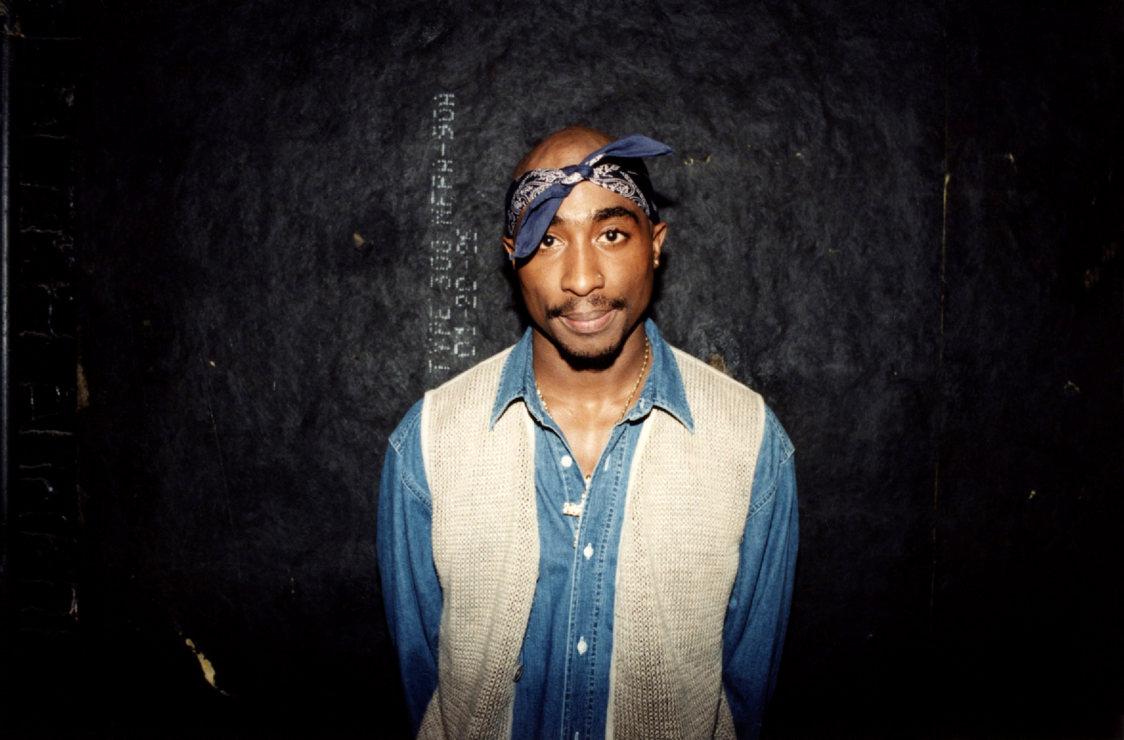 Rapper Tupac Shakur in Chicago, 1994.