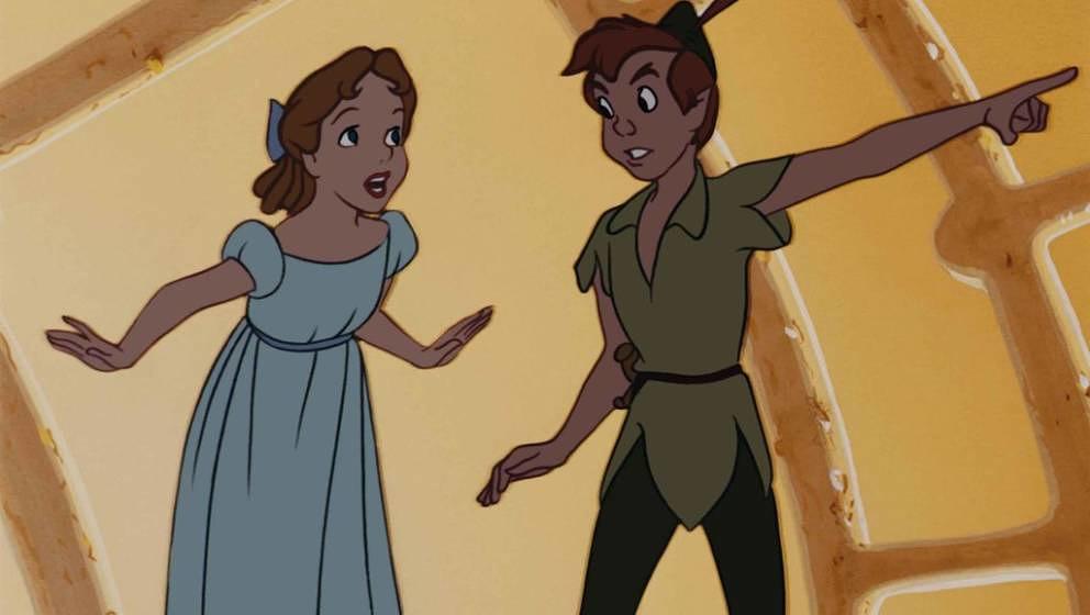 Wendy und Peter Pan in dem Disney-Klassiker aus dem Jahr 1953. 
