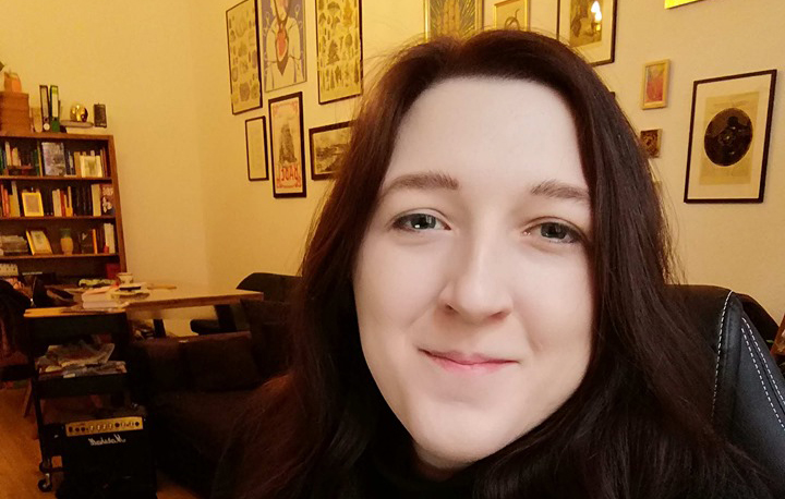 Arabella Wintermayr im Home Office