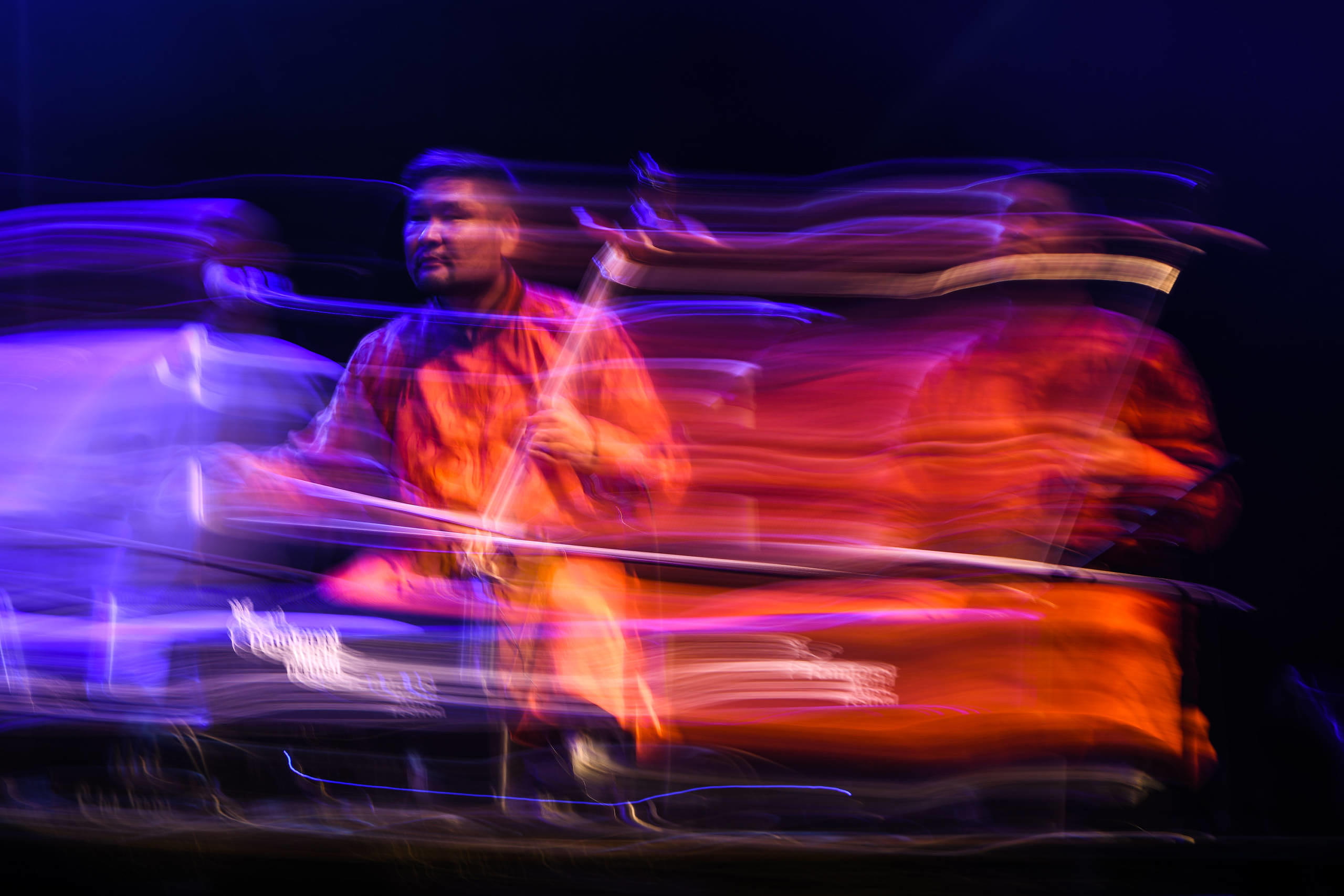 Auch bei „Radiooo“ zu finden: Nara Purevdorj aus der Mongolei beim Rainforest World Music Festival im Sarawak Cultural...