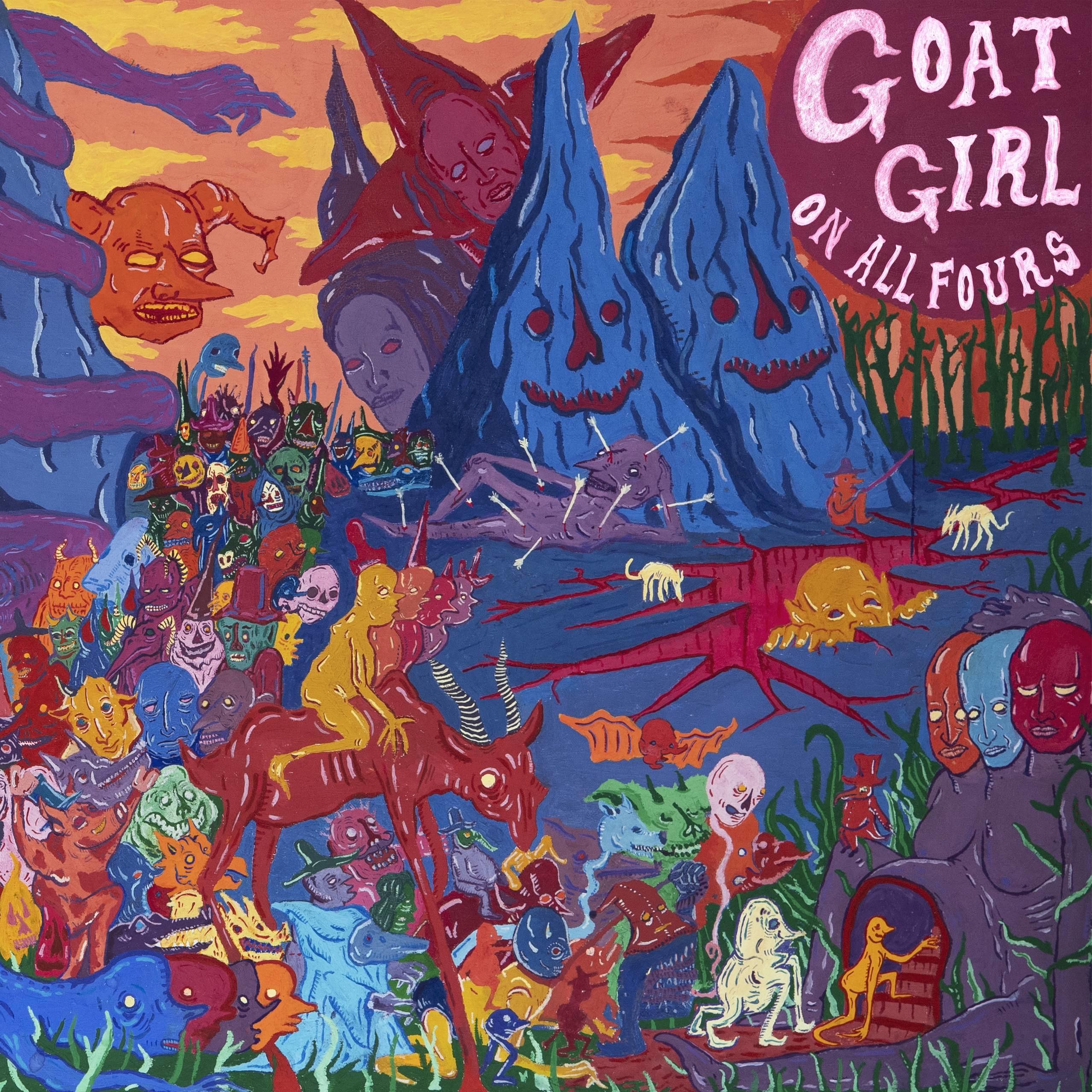 Goat Girl - On All Fours Artwork