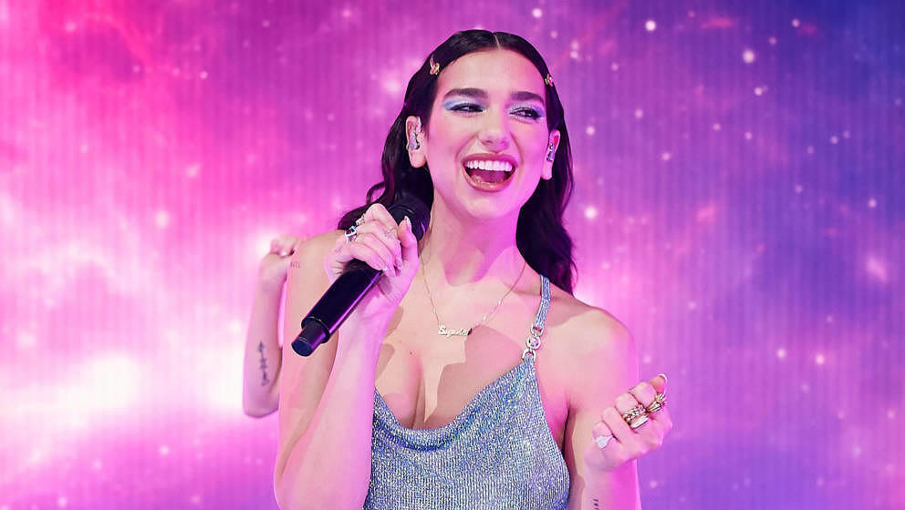 LONDON, ENGLAND - NOVEMBER 22: In this image released on November 22, Dua Lipa performs onstage for the 2020 American Music A