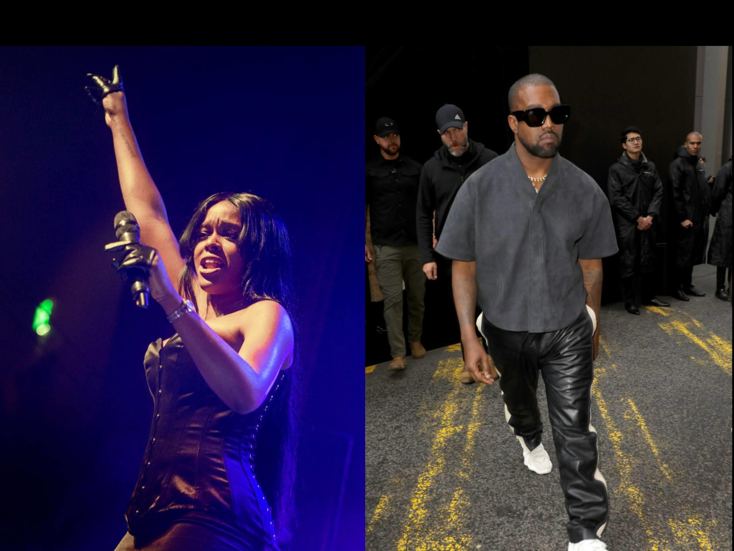 Kanye West & Azelia Banks