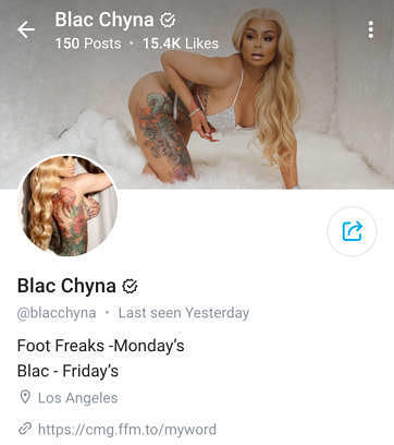 Blac Chyna auf OnlyFans