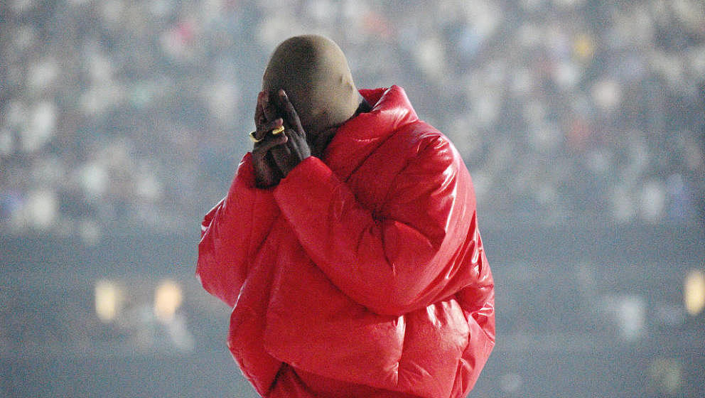 Kanye West auf dem Listening-Event zu DONDA in Atlanta, 2021.