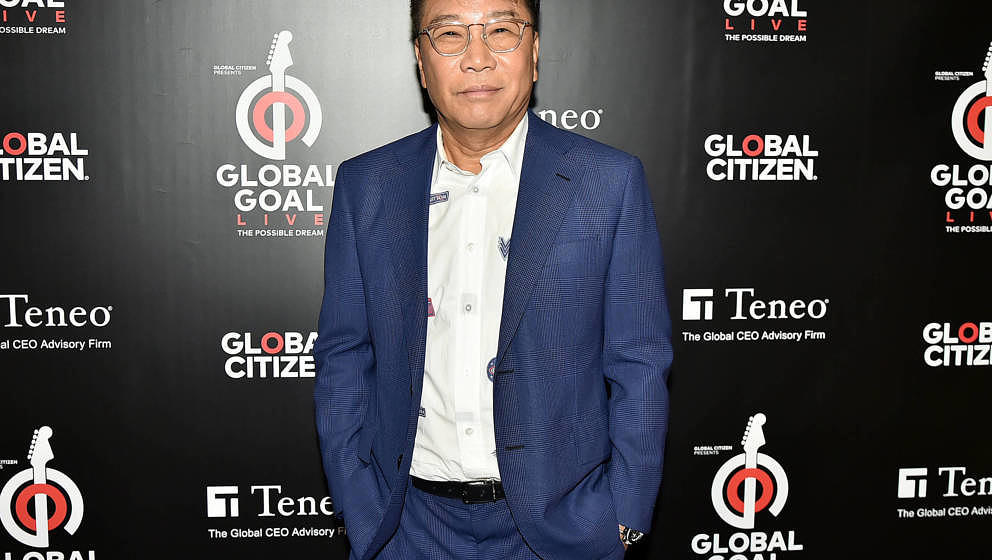 SM Entertainment, Gründer und Leading Producer Lee Soo-man beim Global Citizen Presents Global Goal Live: The Possible Dream