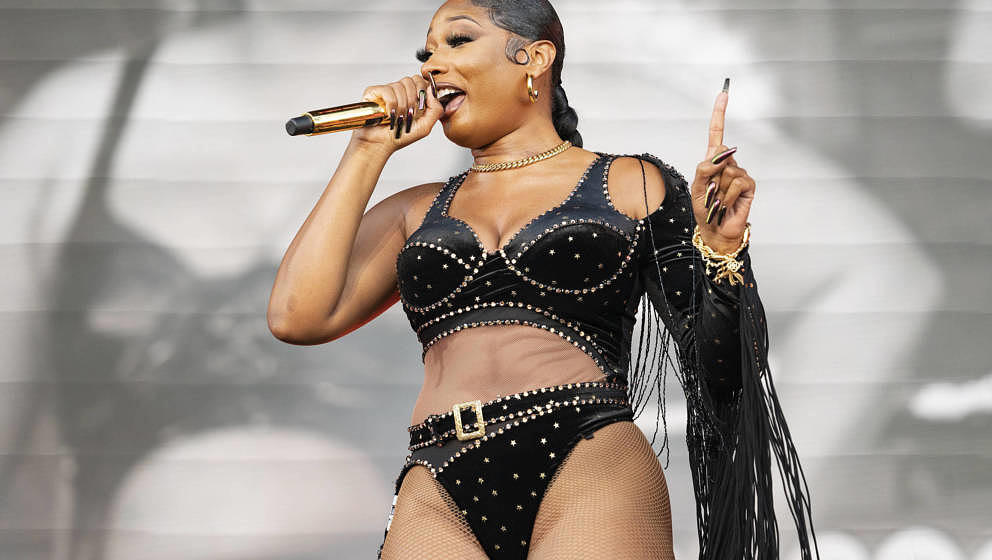 AUSTIN, TEXAS - OCTOBER 08: Megan Thee Stallion performs during Austin City Limits Music Festival at Zilker Park on October 0
