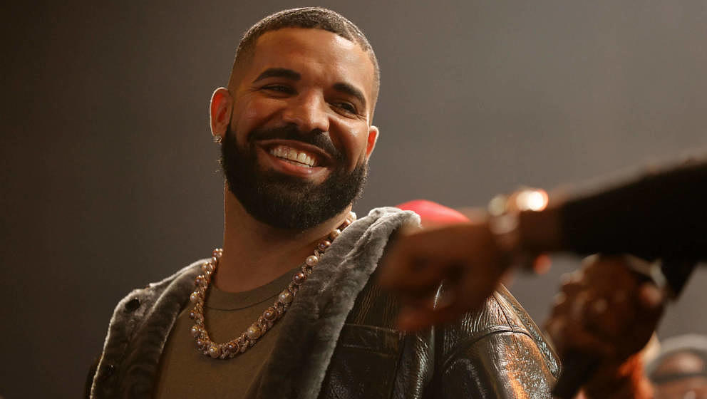 Drake beim „Till Death Do Us Part rap battle“ am 30. Oktober 2021 in Long Beach, California. (Foto: Amy Sussman/Getty Images)