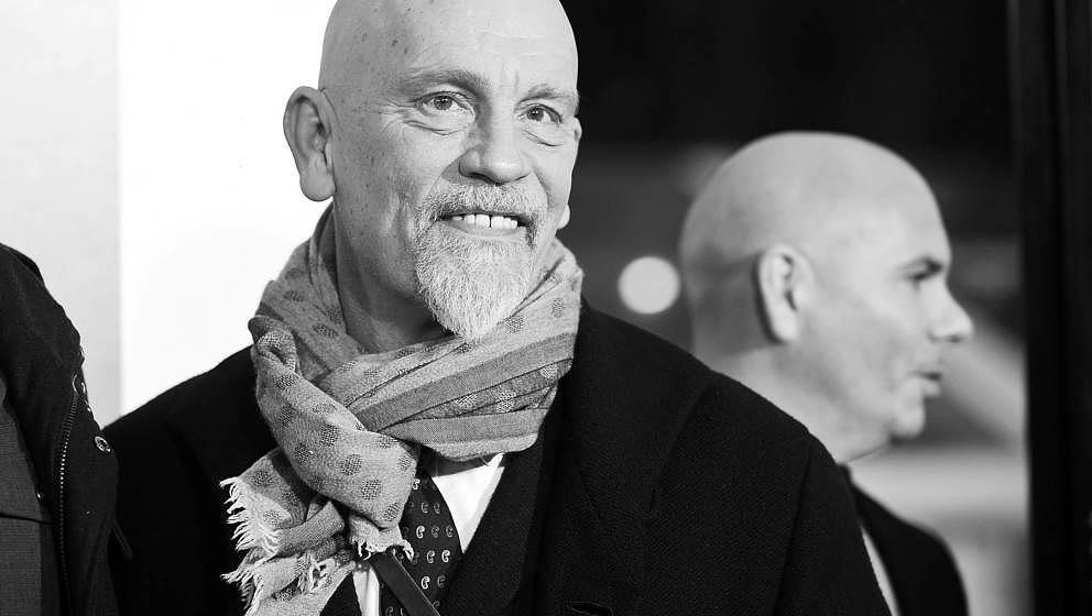 NEW YORK, NY - NOVEMBER 16:  (EDITORS NOTE: This image has been converted to black and white)  Actor John Malkovich attends t