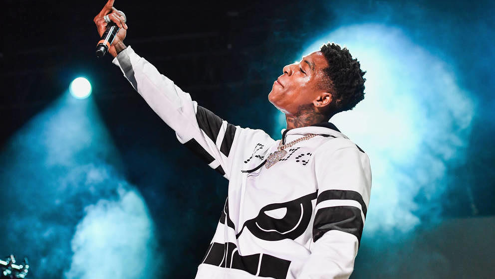 NEW ORLEANS, LA - AUGUST 25:  NBA YoungBoy performs during Lil WeezyAna at Champions Square on August 25, 2018 in New Orleans