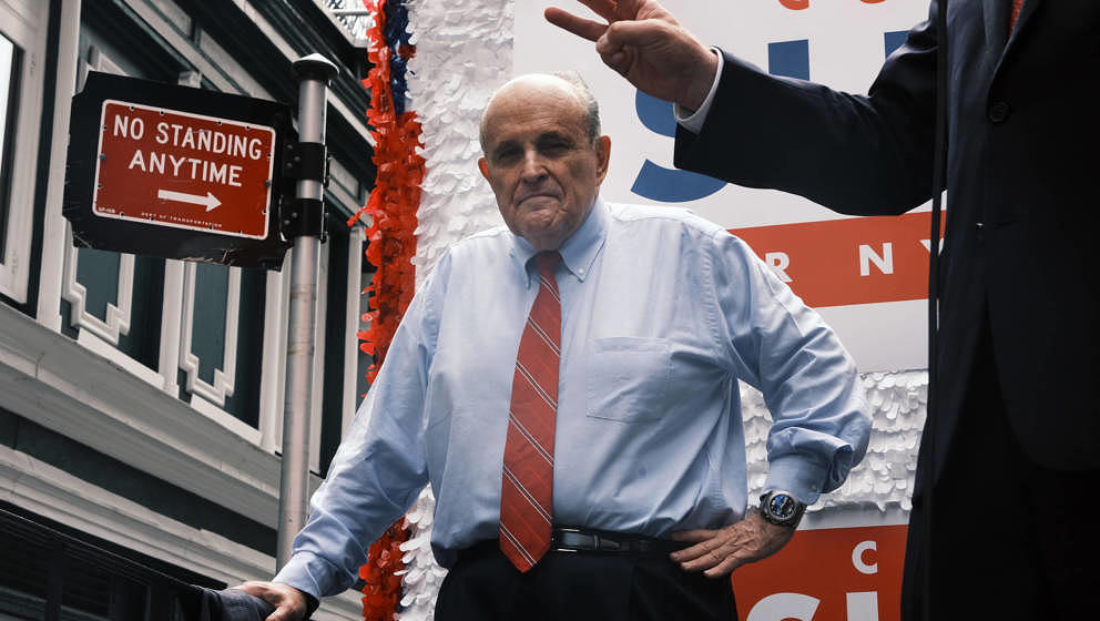 Rudy Giuliani in New York City, 2021. 