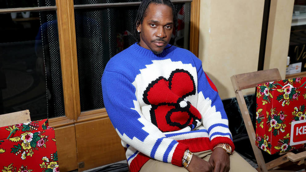 PARIS, FRANCE - JANUARY 23: Pusha T attends the Kenzo Fall/Winter 2022/2023 show as part of Paris Fashion Week on January 23,