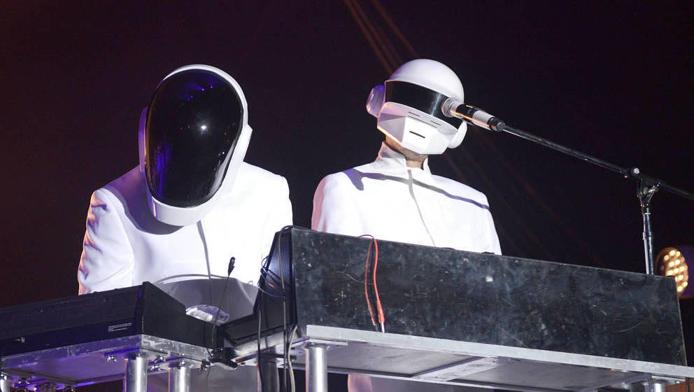 Daft Punk live, 2014 beim Coachella Festival.