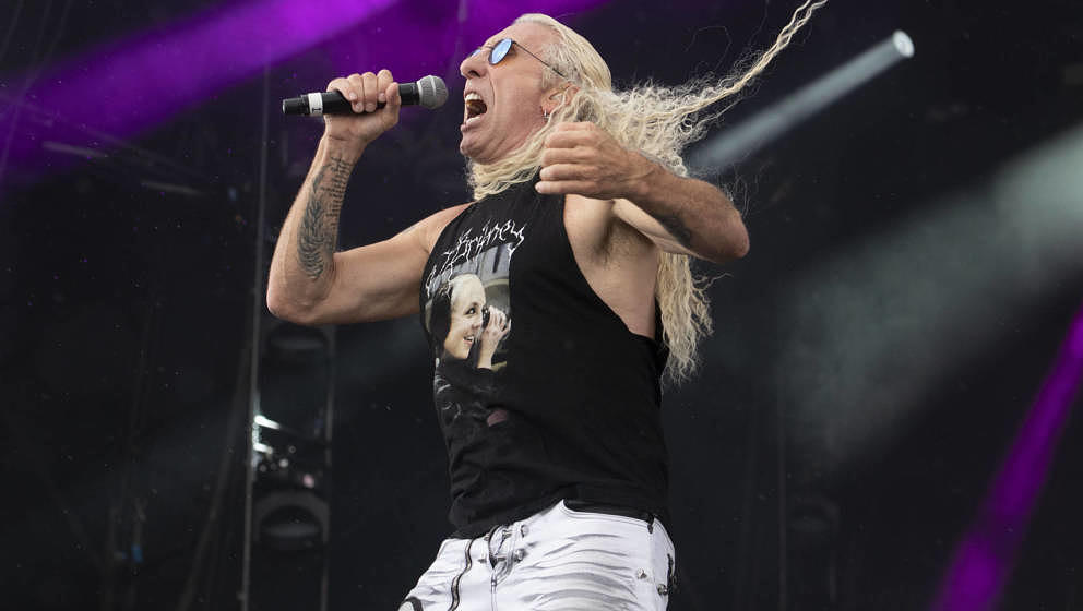 BURTON UPON TRENT, ENGLAND - AUGUST 11:  Dee Snider performs on stage during Bloodstock Festival 2019 at Catton Hall on Augus