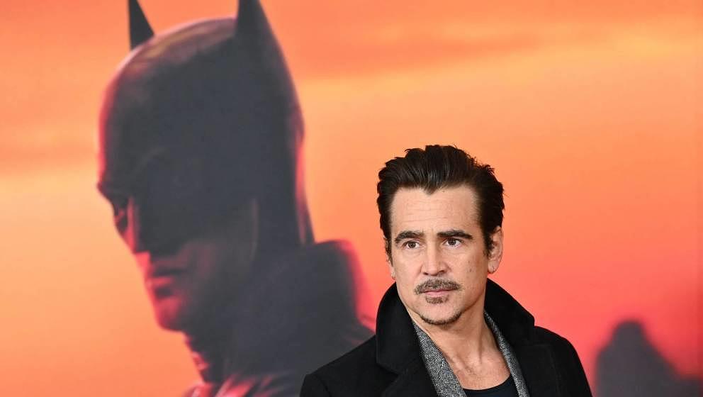 Irish actor Colin Farrell arrives for 'The Batman' world premiere at Josie Robertson Plaza in New York, March 1, 2022. (Photo
