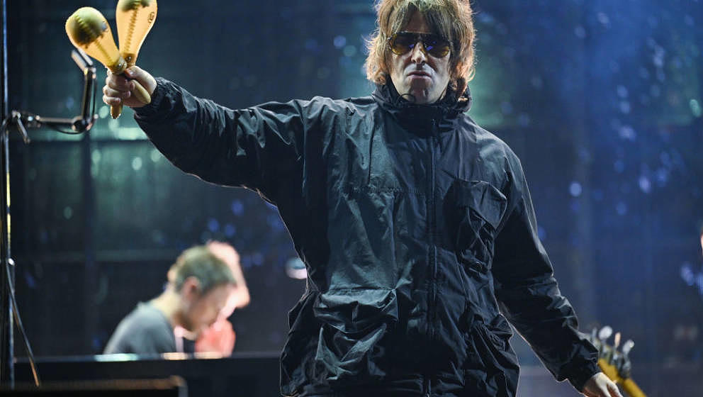 GLASGOW, SCOTLAND - SEPTEMBER 11: Liam Gallagher performs at the second day of TRNSMT the event returns after a two-year hiat