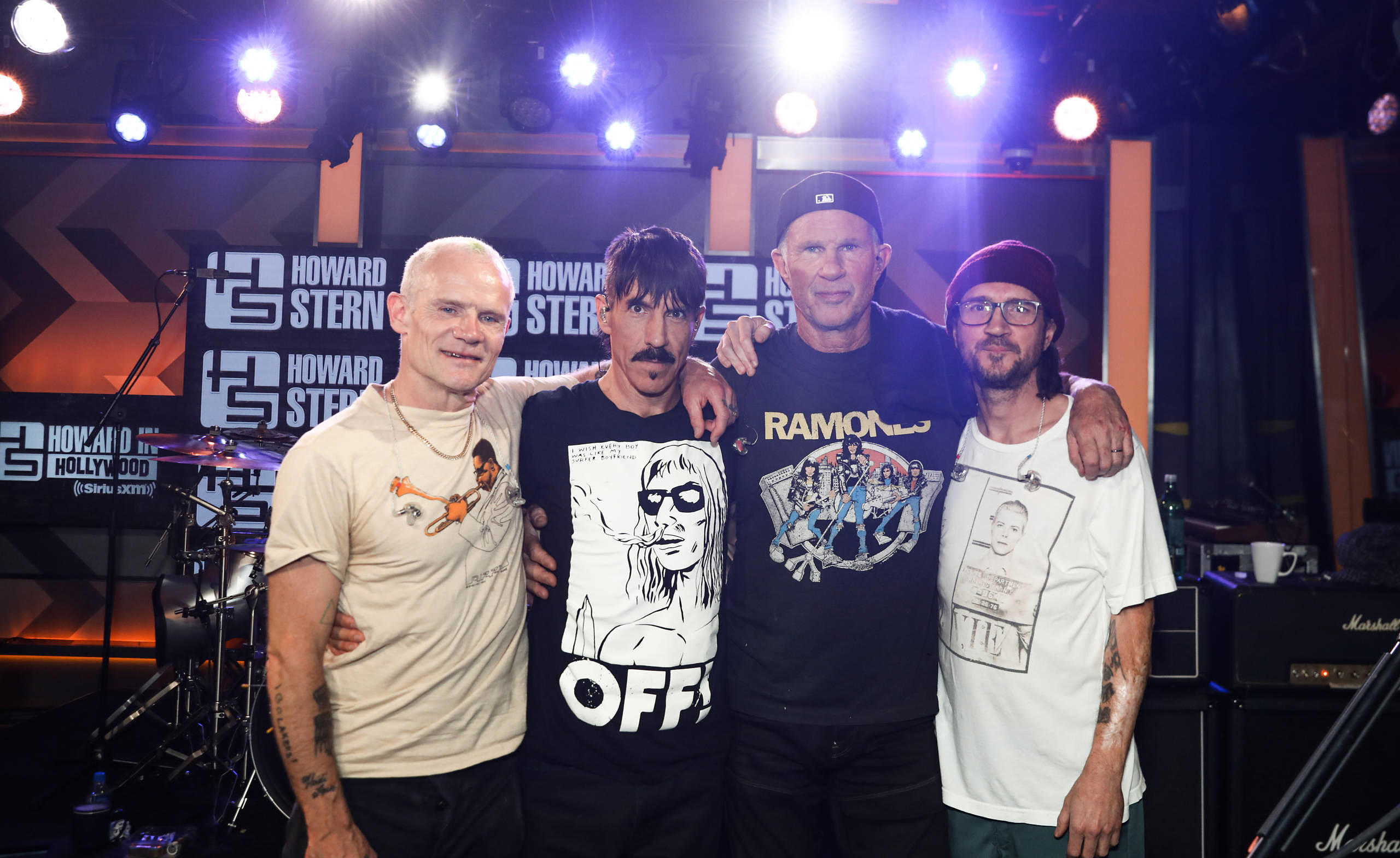 Die Red Hot Chili Peppers in der „The Howard Stern Show“ bei SiriusXM