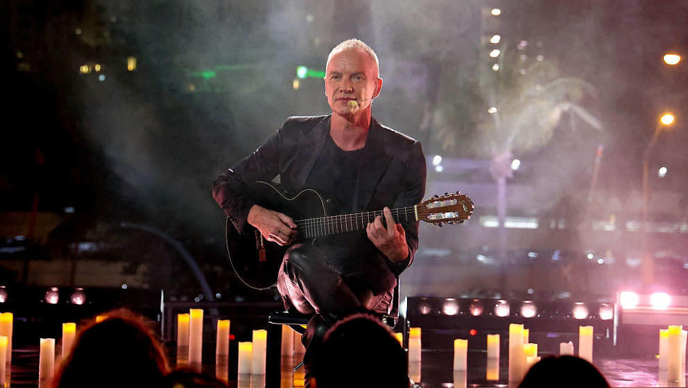 MIAMI, FLORIDA - FEBRUARY 18: In this image released on February 24, 2022, Sting performs during Univision's 34th Edition Of 