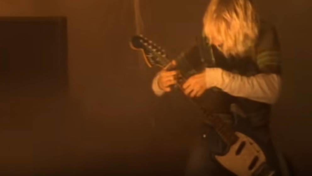 Kurt Cobain in dem Musikvideo zu „Smells Like Teen Spirit'