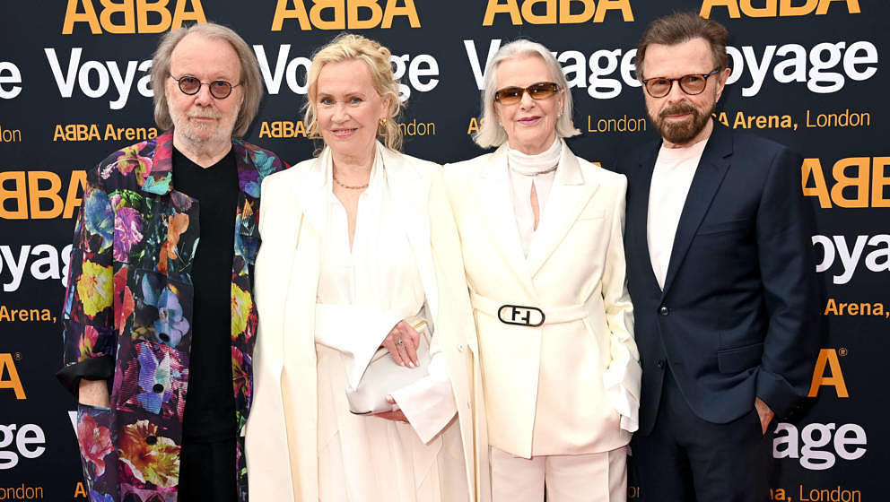 ABBA bei der Premiere ihrer VOYAGE-Show in London
