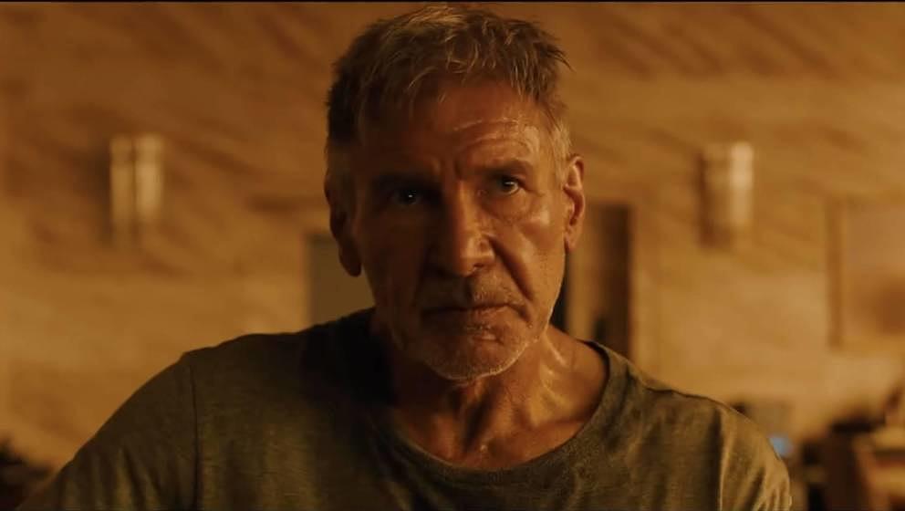 Szenenbild aus „Blade Runner 2049“, hier zu sehen Harrison Ford