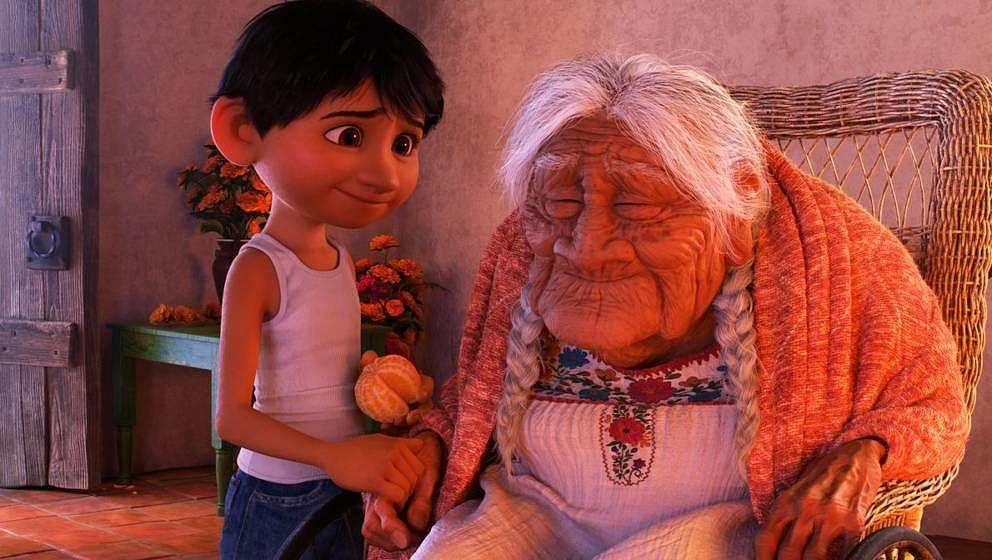 COCO (Pictured) - FAMILY BONDS - In Disney•Pixar’s “Coco,” Miguel (voice of Anthony Gonzalez) has a very special rel