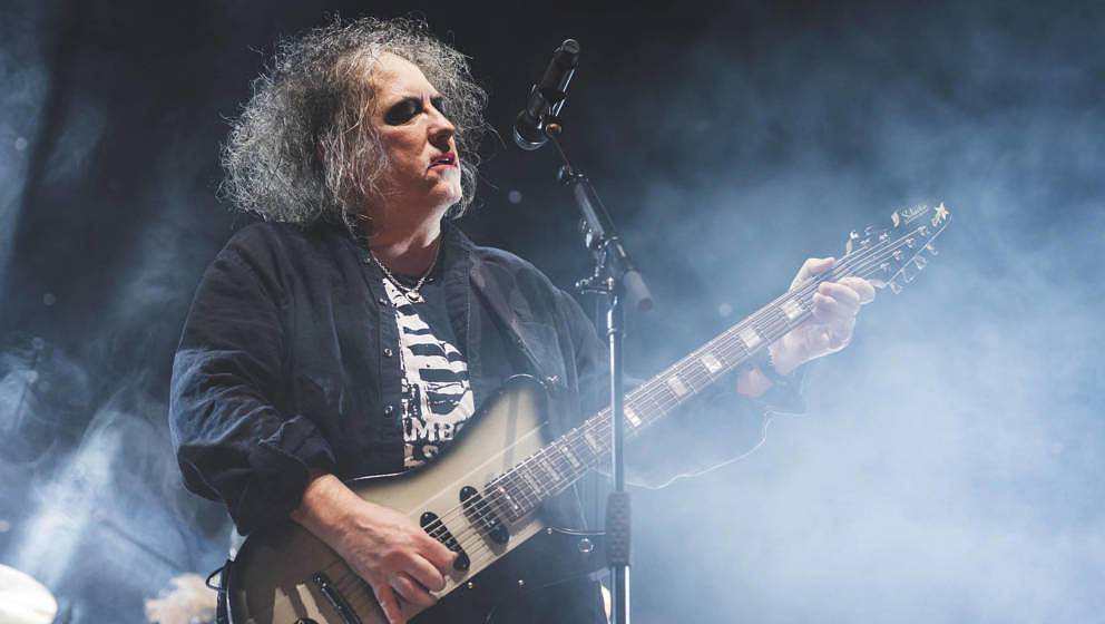 MADRID, SPAIN - NOVEMBER 11: Robert Smith of The Cure performs on stage at Wizink Center on November 11, 2022 in Madrid, Spai