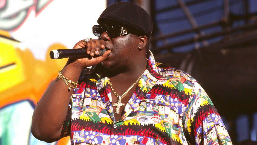 (NO AGENCIES IN UK, FRANCE, GERMANY, HOLLAND, SWEDEN, FINLAND, JAPAN.)    Notorious B.I.G. 1995 during Music File Photos 1990