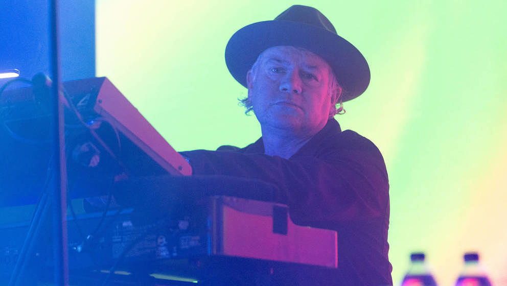 Martin Duffy bei einem Auftritt in Glasgow, Dezember 2019