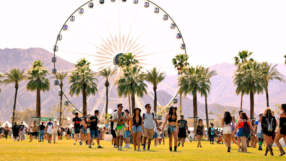 INDIO, CA - APRIL 13:  Festivalgoers attend the 2018 Coachella Valley Music And Arts Festival at the Empire Polo Field on Apr