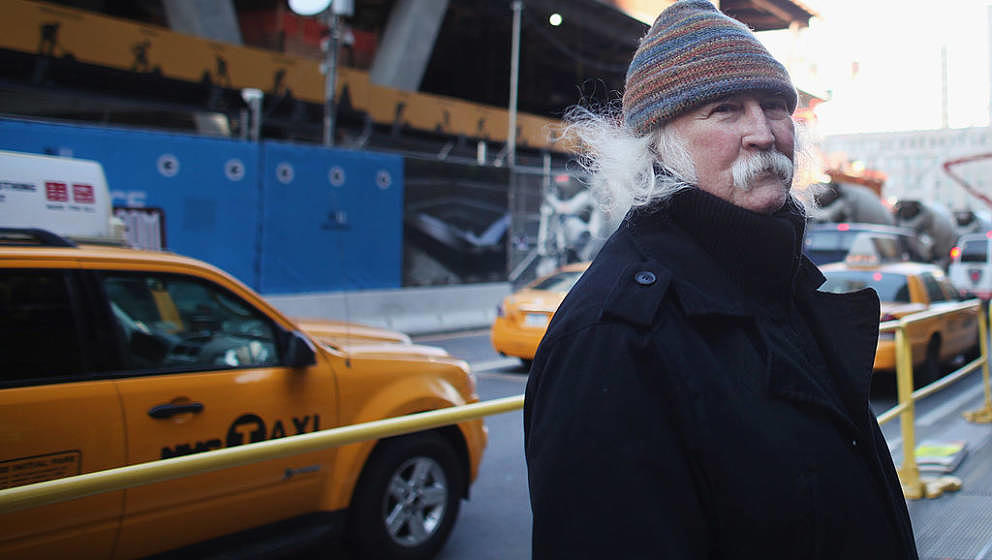 NEW YORK, NY - NOVEMBER 04: Musician David Crosby visits the 'Occupy Wall Street' at Zuccotti Park in the Financial District 