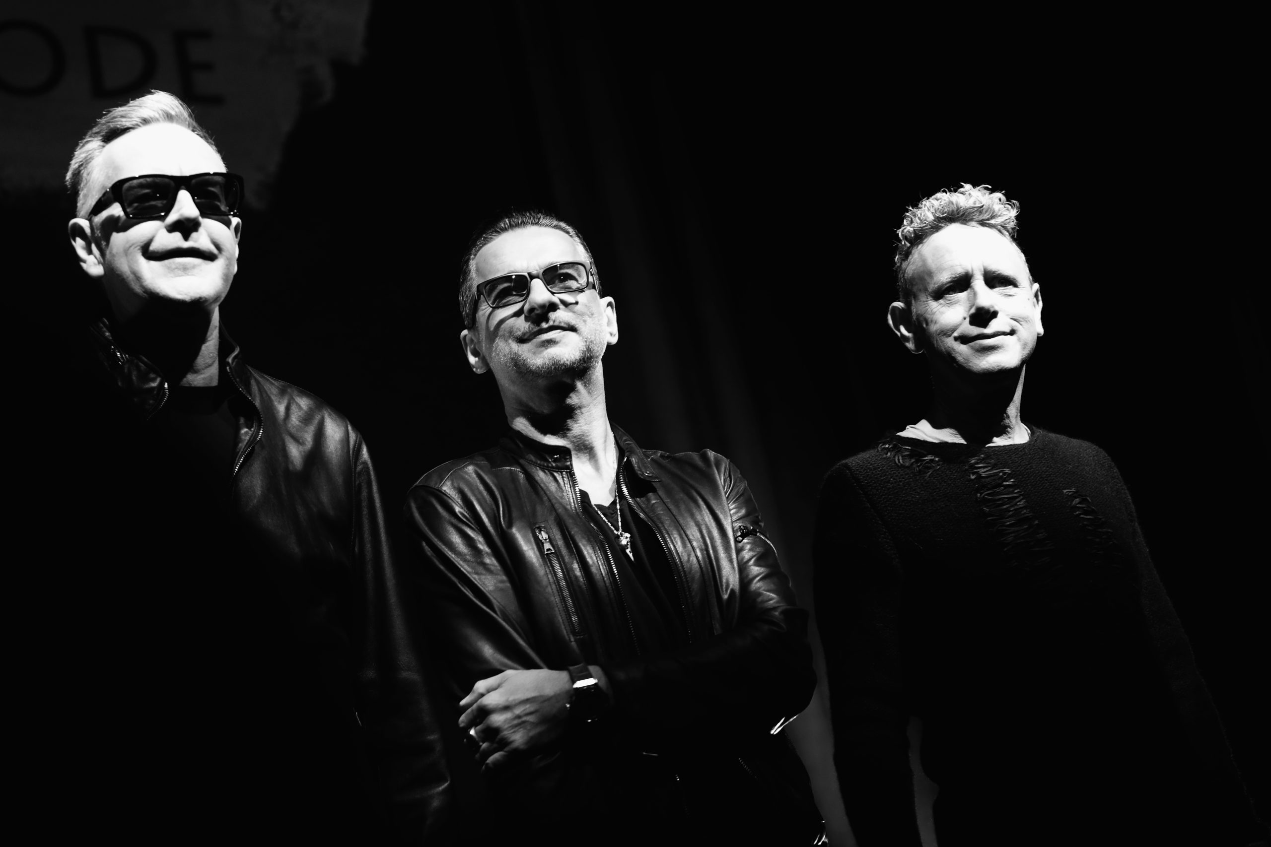 (v. l. n. r.) Andy Fletcher, Dave Gahan, Martin Gore