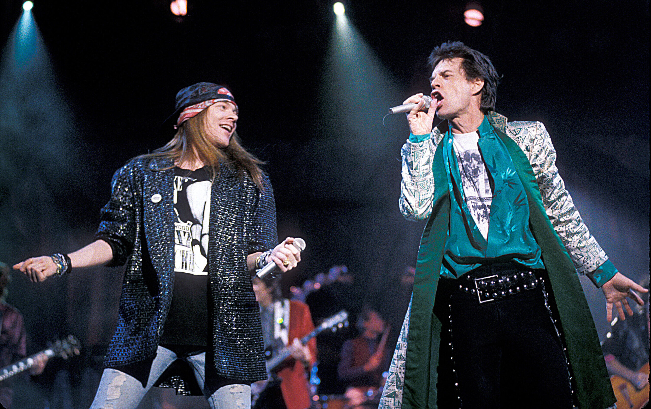 Mick Jagger + Axl Rose