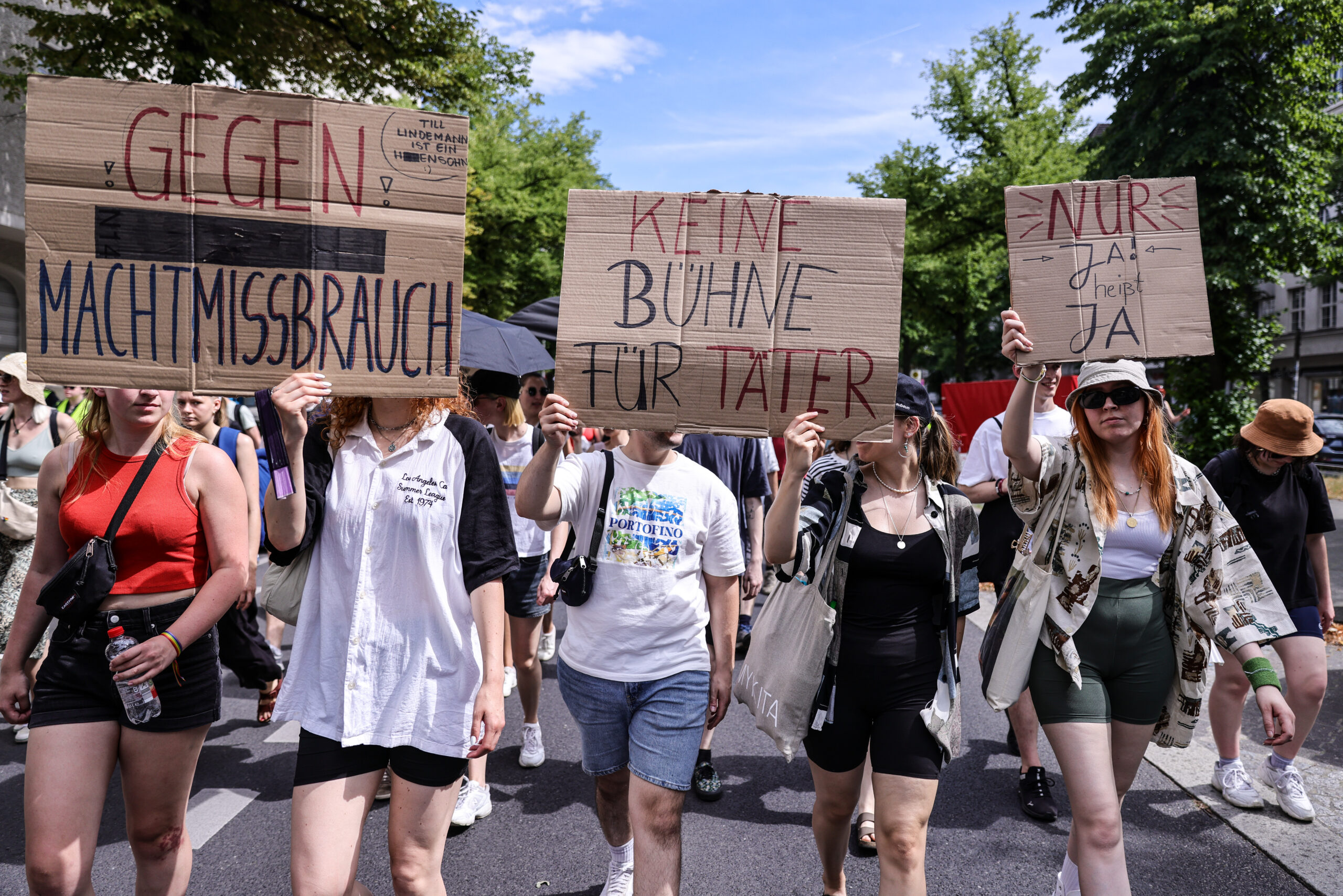 Activists Protest Against Rammstein Concert