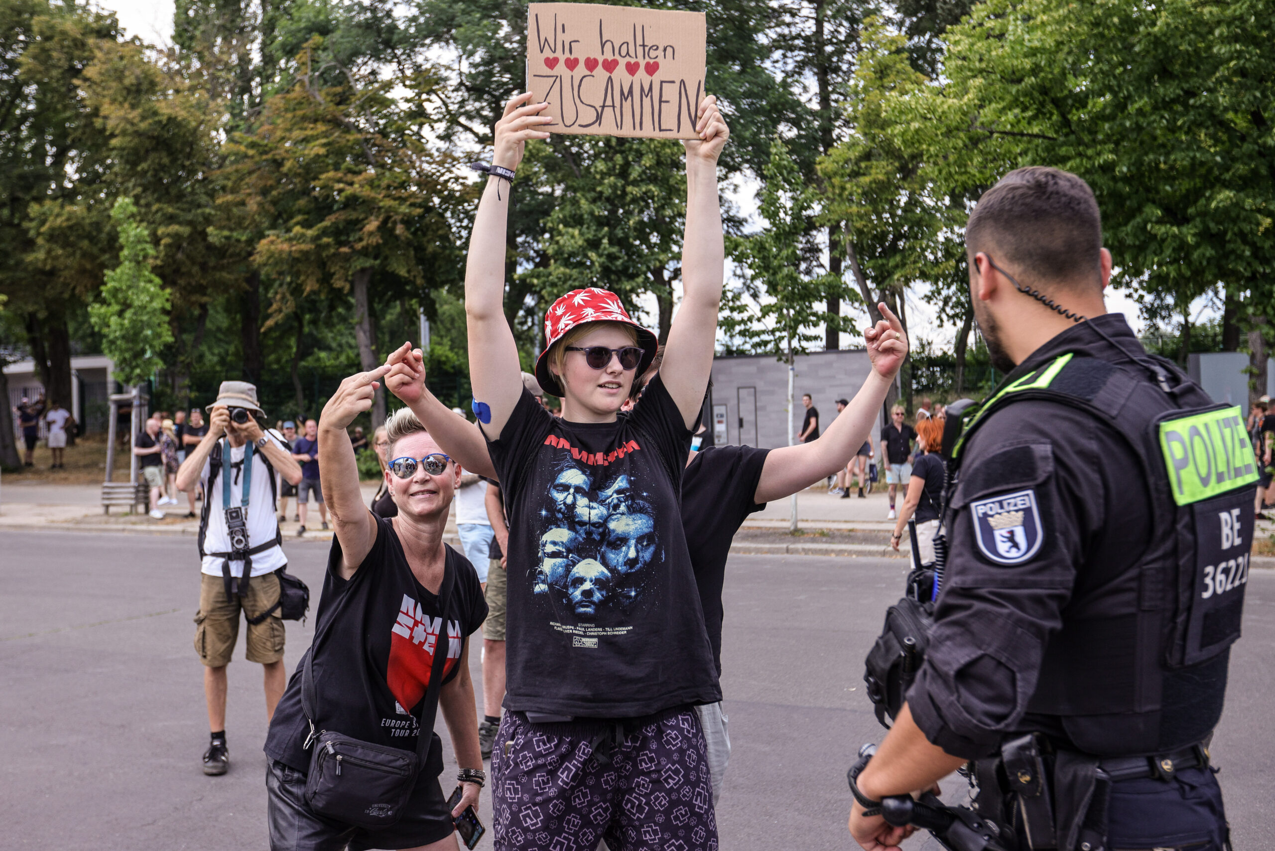 Activists Protest Against Rammstein Concert