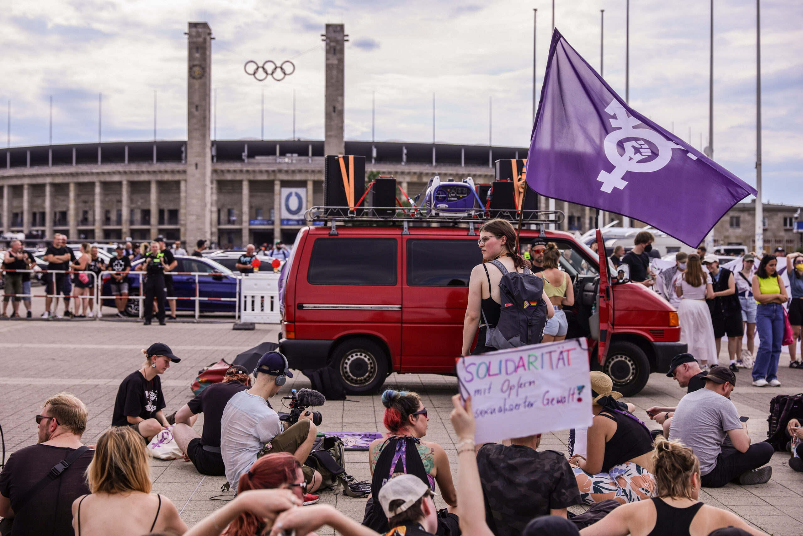 Activists Protest Against Rammstein Concert