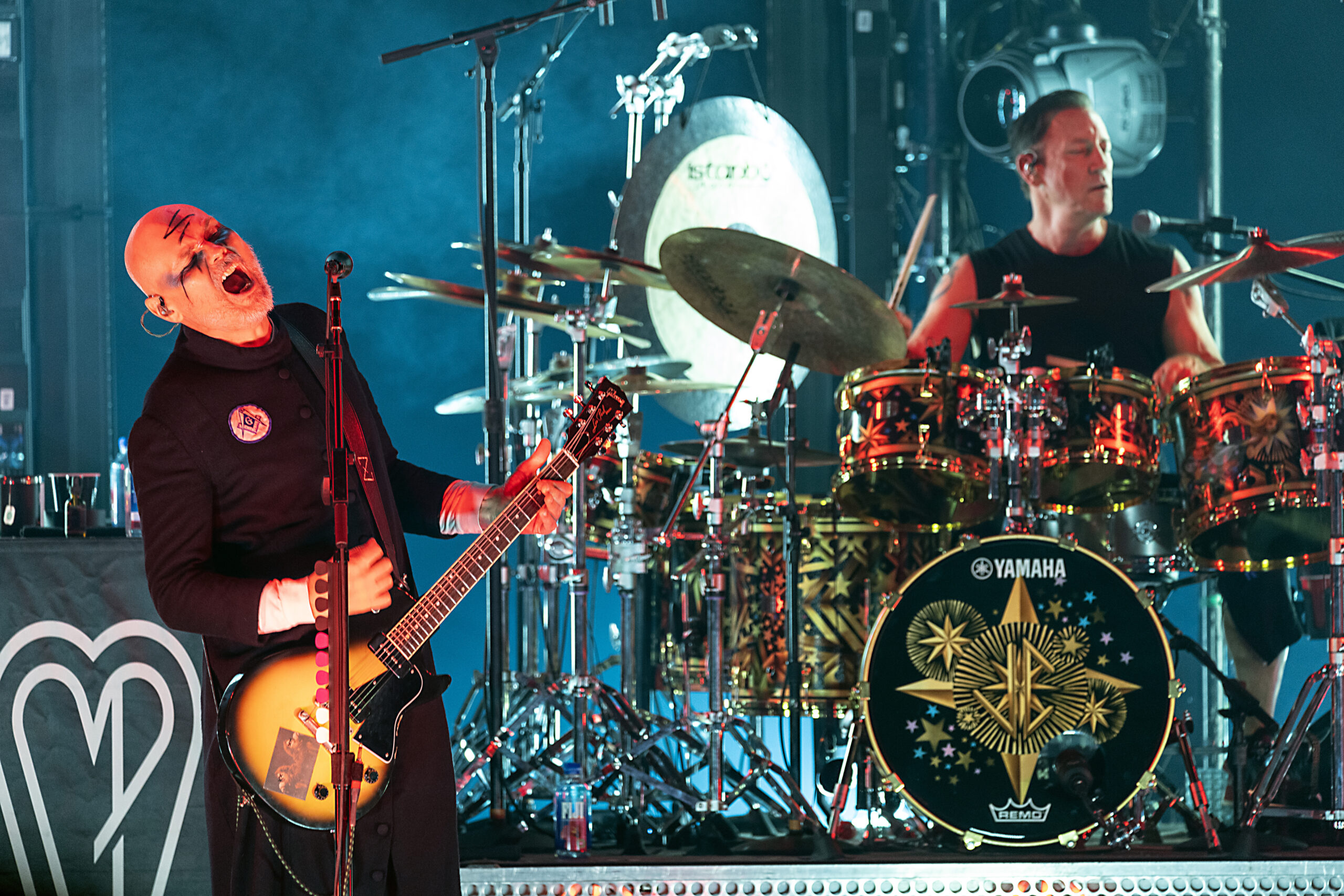 Billy Corgan und Jimmy Chamberlin der Smashing Pumpkins