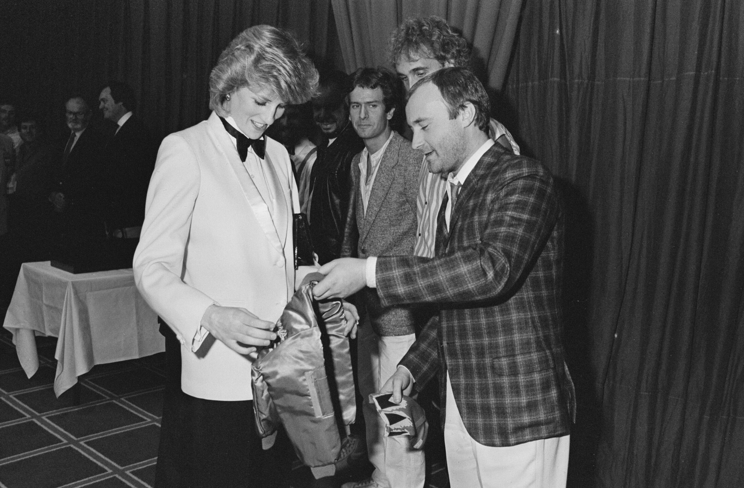 Phil Collins mit Lady Diana 1984